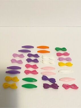 Goody Hair Clip Snap Tight Comb Barrette Heart Bow Oval Hair Accessories Girls
